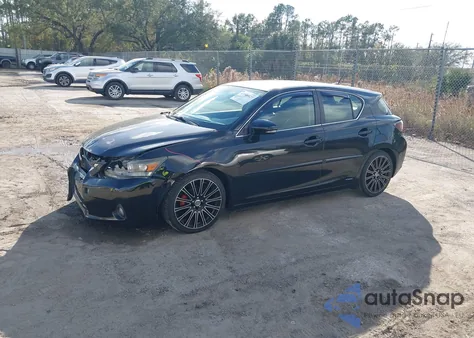 2012 Lexus Ct 200H Premium из США, поврежденный, VIN JTHKD5BH2C2114778